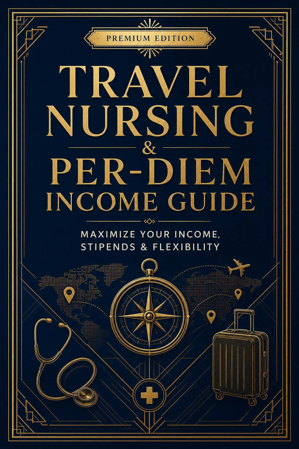Travel Nursing & Per-Diem Income Guide — premium eBook cover